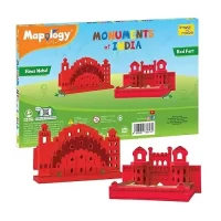 Mapology Monuments of India - Red Fort & Hawa Mahal