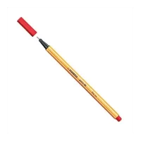 STABILO Point 88 Fineliner Pen,Red,Pack of 10