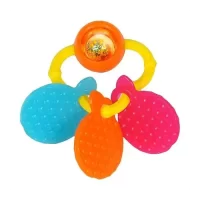 Funskool Orange Teether Rattle