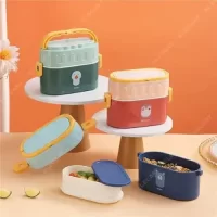 LB-8845 LUNCH BOX PLASTIC(FUJI KITCHEN,950ML, DOUBLE DECKER)