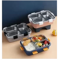 LB-8847 INSULATED SS LUNCH BOX(LITTLE OKASA, 3GRID,750ML)