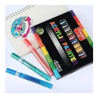 GN-1000-12 COLOUR MARKER(ACRYLIC PAINTER,12PC)