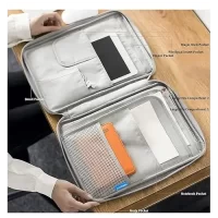 Handcuffs Document Organizer Bag | Waterproof | Portfolio Case | Professional | File Folders | A4 Paper | Certificates | Holder | Travel | Storage | Documents Organizer