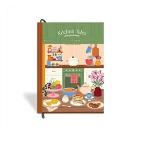 7mm Recipe Journal | Kitchen Tales | Make your own Recipe and Cook Book | Kitchen Essential | A5 Size | 4 Sticker sheets | Hardbound and Laminated | 14.8 X 21 cms | Multicolor