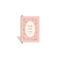 7mm Recipe Journal | Made with Love Light Pink | Make your own Recipe and Cook Book | Kitchen Essential | A5 Size | 4 Sticker sheets | Hardbound and Laminated | 21 by 14.8 cms