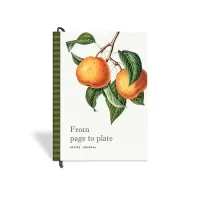7mm Recipe Journal | From Page to Plate | Make your own Recipe and Cook Book | Kitchen Essential | A5 Size | 4 Sticker sheets | Hardbound and Laminated |14.8 X 21 cms