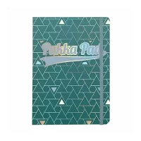 Pukka Pad A5 Size, Green Journal Notebooks, Diary Ruled, 96 Pages, 80gsm, Perfect Bound, Card Covers, Elastic Closure to Protect your Pages