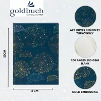 Goldbuch | Premium Notebook | 200 Pages | Blank | 100 gsm | A5 Size | Fountain pen Friendly