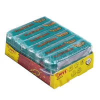 Jovi Plastilina Dark Green Non-Drying Modelling Clay for Art & Craft, Pack of 6 Bars - 50gms Each for Fine Motor Skills, Moulding, Pottery Sculpting Project Work with Dough
