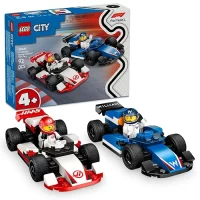 EGO City F1 Williams Racing & Haas F1 Race Cars Vehicle Toy Set